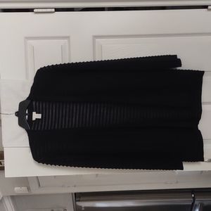 Chico's black almost sheer sweater